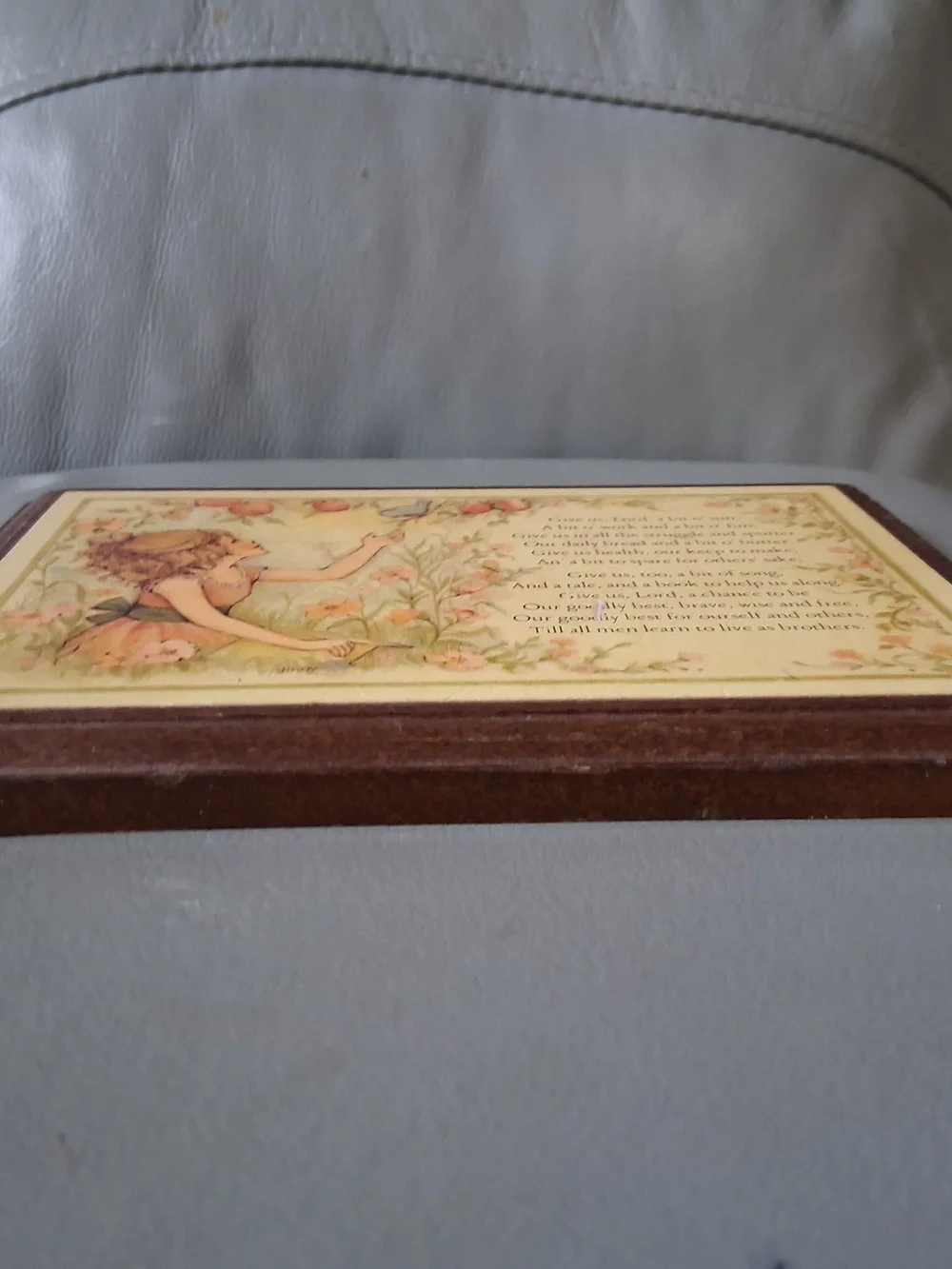 Vintage Hallmark Wooden Wall Plaque